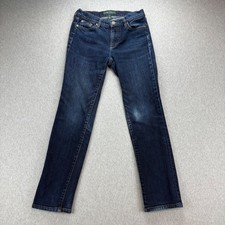 Lauren Ralph Lauren Jeans Womens 2P Dark Blue Wash Classic Straight Denim Casual