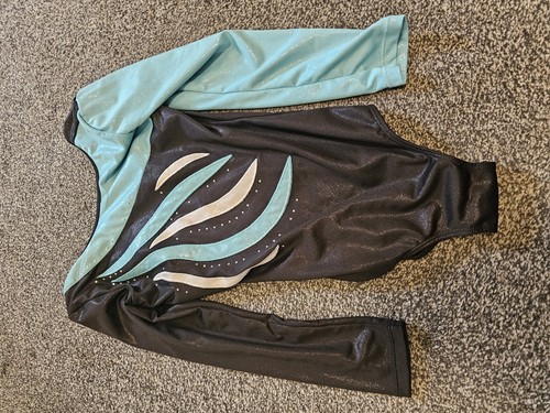 Black aqua leotard - &,