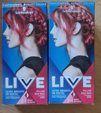 Schwarzkopf Live Ultra Brights Semi-Permanent Hair Dye x 2 | Pillar Box Red 092 