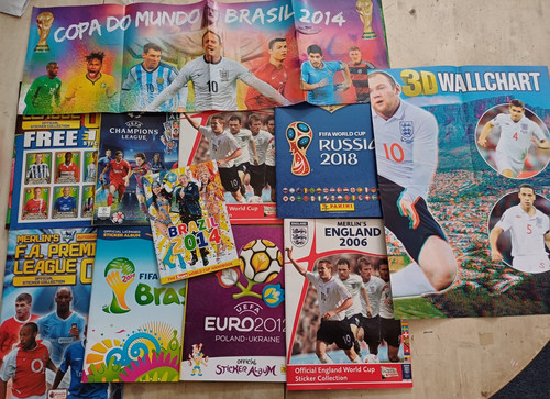 Football sticker albums - football,
