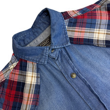 Zara Western Denim Shirt Men's