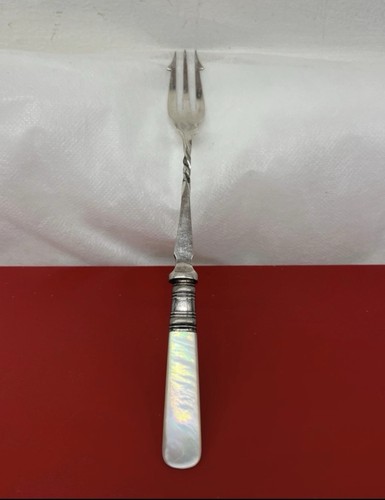 Antique silver plated pickle - antique,