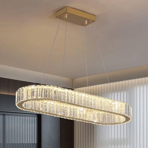 Crystal gold chandelier - crystal,