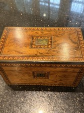 Victorian Burr Walnut Tea