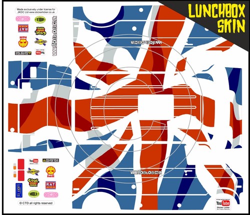 Sticker set skin - wrap, union