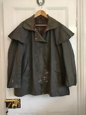 Genuine Vintage New Zealand Barbour Backhouse Short Wax Riding Jacket, Black 44"