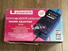 Uniross 1.5V 3V 4.5V 6V 7.5V 9V 12V Multi Voltage 1.2A +/- Polarity Power Supply