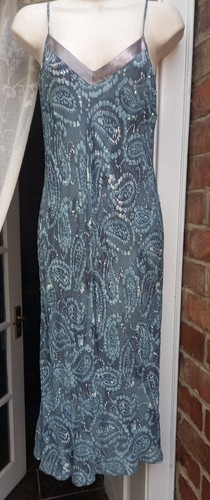Pretty blue sequined dress - pretty,