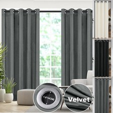 Velvet Single Door Curtains