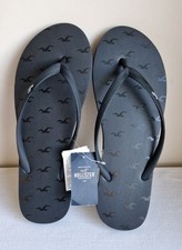 HOLLISTER Black Flip Flops