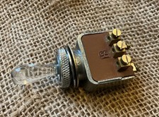 VINTAGE TRICO CRYSTAL ILLUMINATED JEWEL SWITCH PS33A /INDICATOR /AUSTIN /MORRIS