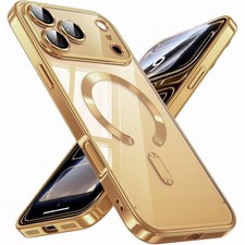 Shockproof Plating Magsafe Case for iPhone 17 Pro Max 16 15 14 Plus 13 12 17 Air