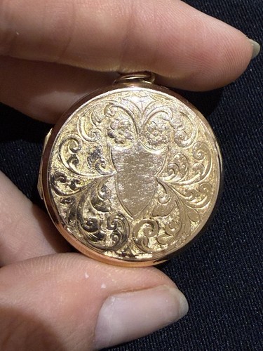 Antique edwardian 9ct back - 9ct, &