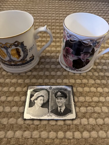Royal memorabilia cups - royal, &
