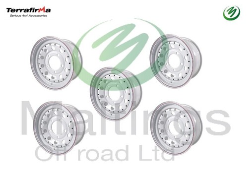 White modular steel wheels - white,