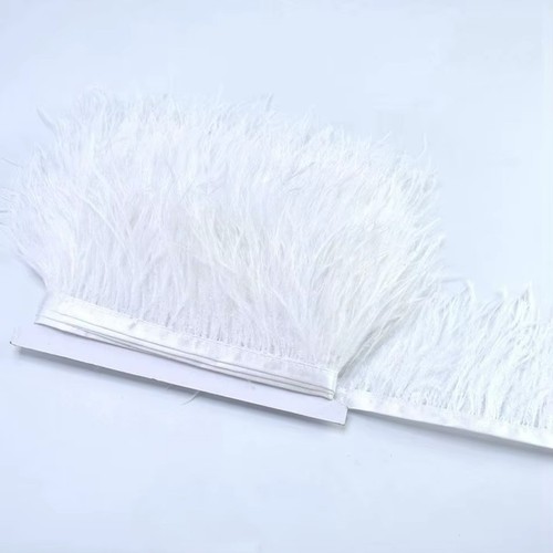 Ostrich feather fringe - fringe, trim