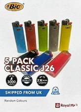 5 MAXI BIC Lighters Large