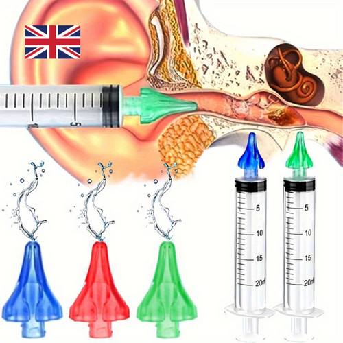 Ear wax removal syringe - ear,