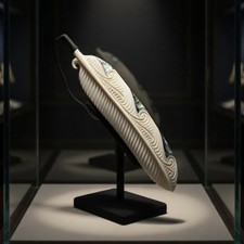 Maori Huia Feather Pendant