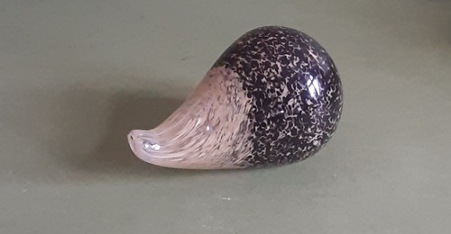 Art glass hedgehog - art, by