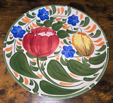 VINTAGE 1960s ROYAL VICTORIA WADE ENGLAND HAND PAINTED SORRENTO PLATE 9.5”