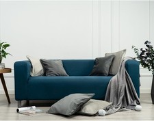 Klippan Loveseat Cover for The 2 Seat Sofa (Dark Ocean) New but no original pack