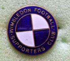 Wimbledon Football Club Supporters Club Badge