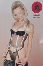 Sheer Basque and Thong