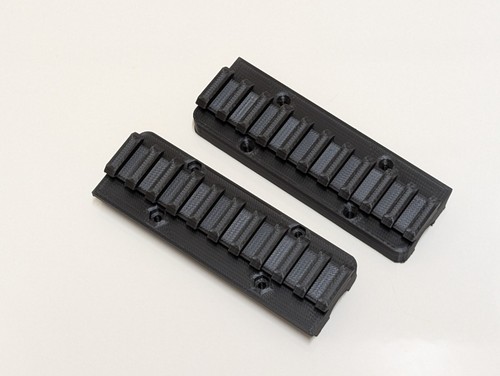 Double picatinny barrel - double, rail