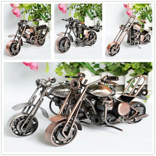 Metal bike sculptures copper - bike,