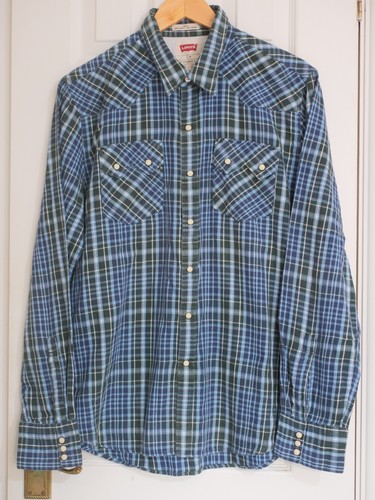 Levi men check western - men's,