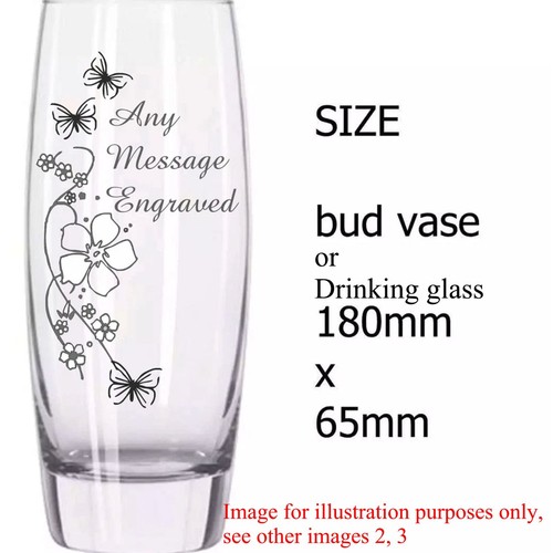 Personalised engraved glass - personalised,