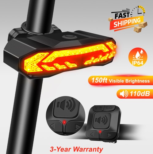 Smart bike taillight with turn - with,