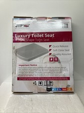 JTP Accessories Luxury Square Shape Toilet Seat Quick Release Soft Close