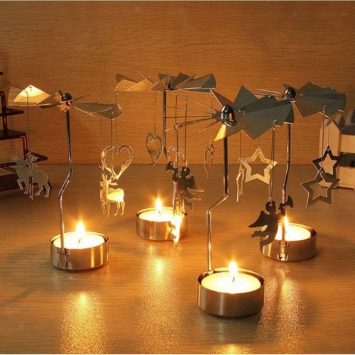 Glittering tea light candle - tea,