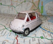 Corgi Toys 233 Heinkel Bubble Car in Lilac unboxed