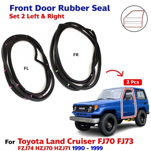 Door rubber seal front fits - rubber,