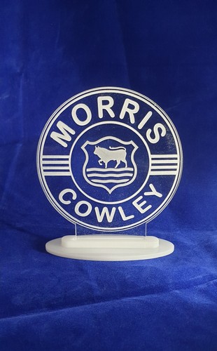 Engraved morris cowley badge - engraved,