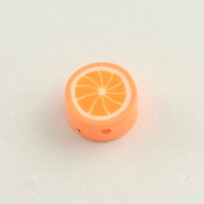 Polymer clay SLICE OF ORANGE