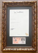 Banksy ORIGINAL OFFICIAL Di Faced £10 Note +Steve Lazarides Thumb Print COA Art