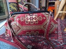 Beautiful vintage carpet bags - beautiful,