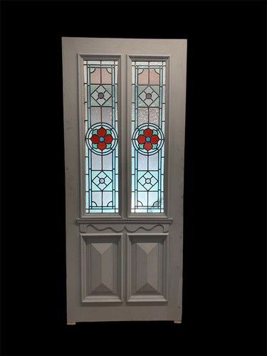Victorian stained glass front - victorian,