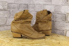 TAN LEATHER WESTERN ANKLE