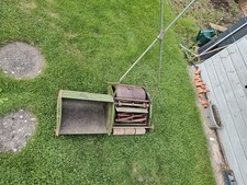 J. P. Maxees Vintage 12 Cut Push Mower WITH Original User Instructions Manual