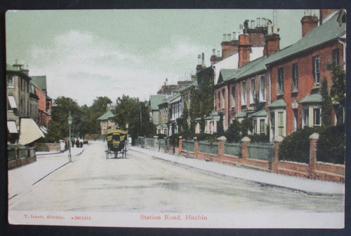 Old hertfordshire station - p/c,