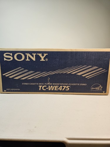 Vintage sony we475 dual - tc-we475,