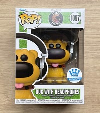 Funko Pop Disney Dug Days Dug With Headphones #1097 + Free Protector