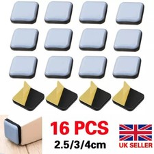 16 x Furniture Sliders Protector Sofa Dining Chair Feet Glider Carpets Movers UK