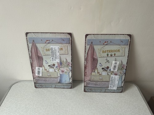 Vintage style rustic metal - 2x, vintage-style