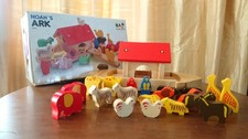 Wooden Noah's Ark toy by Plan